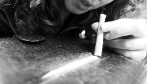 Que lleva una linea de cocaína…