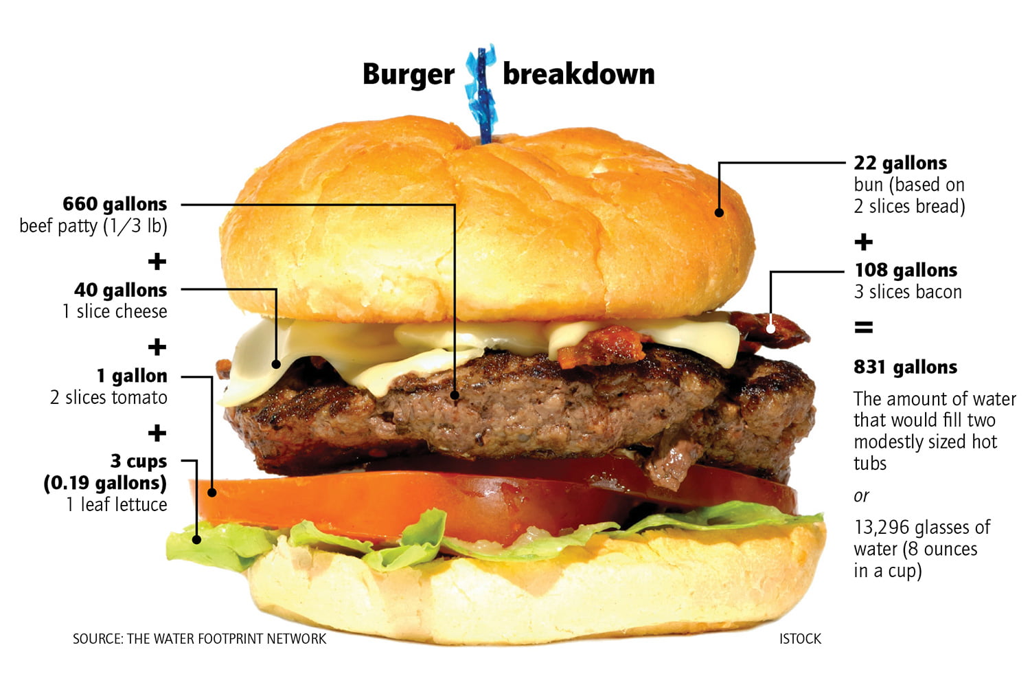 Burgermaster: 1 hamburguesa, Equivale a 2 meses de Duchazos ! (Cambiar tu Hábito de Consumo)