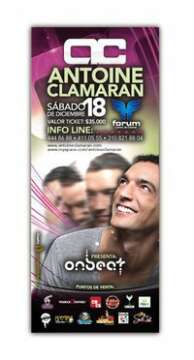 Este Sábado ANTOINE CLAMARAN @ FORUM