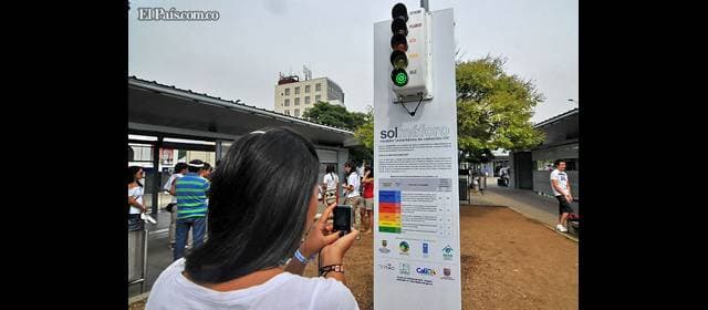 Mire el solmáforo para ver cuánto Sol puede aguantar