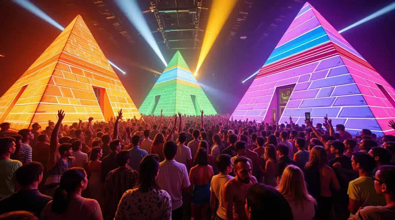 Música electrónica en Gaza, a la sombra de las pirámides: ¿Fiesta o falta de respeto?