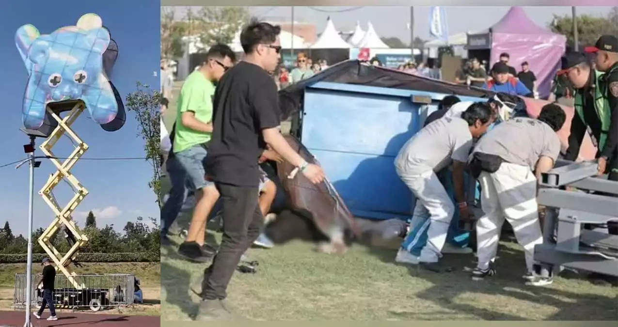 De la música al luto: Torre cae y Mata a Dos Fotógrafos En Festival Mexicano.