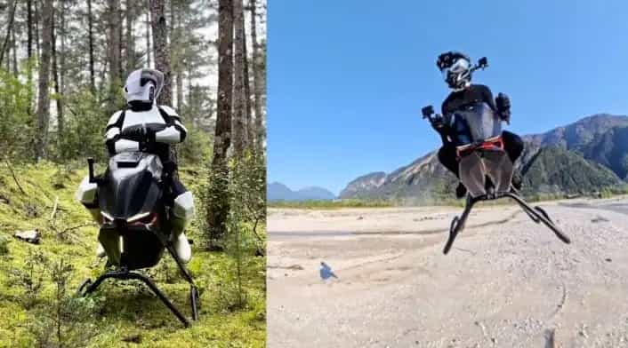 La Moto Voladora que Parece Sacada de Star Wars.