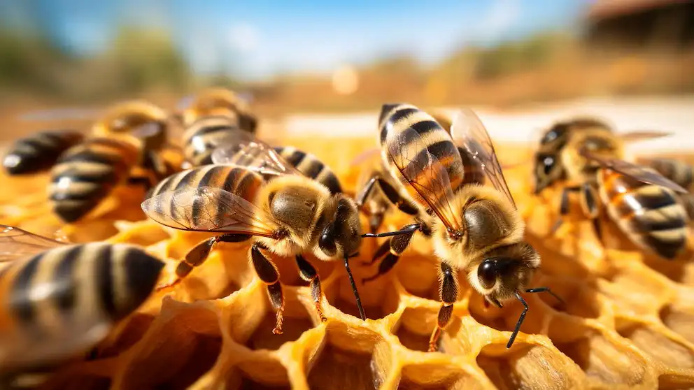 Colmenas con inteligencia artificial para proteger a las abejas.