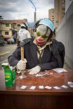 Anfetaminofén, Artentado con drogas duras en la entrada de Saludcoop