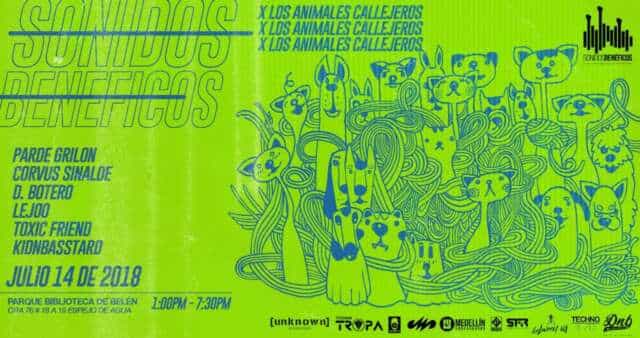 Sonidos Benéficos V // Parque Biblioteca Belén, lleva Cuido para Peludos !