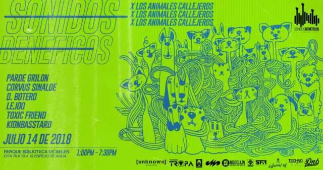 Sonidos Benéficos V // Parque Biblioteca Belén, lleva Cuido para Peludos !