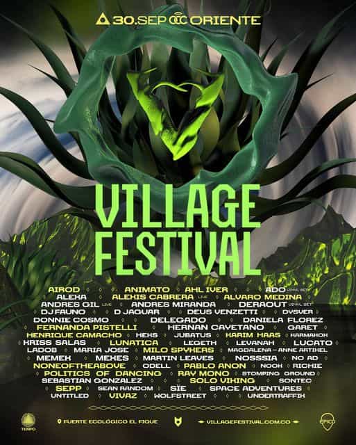 SUPPORT: Village Festival este próximo 30 de septiembre en el Fuerte Ecológico El Fique