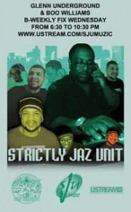 En Vivo YA! Glenn Underground, Boo Williams Bi-Weekly Fix Wednesday 6:30 pm to 10:30 pm