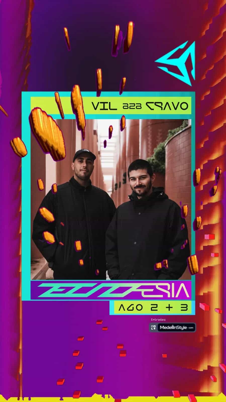 Vil & Cravo🌺 y el poder de HAYES en La TechnoFeria de las Flores 2024