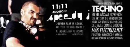 ESTE SÁBADO SPEEDY J ¡¡¡ FIESTA HASTA LAS 8 AM (ANTIGUO FORUM) HASTA HOY VIERNES BOLETAS A $45.000 ¡¡¡ SUBEN DE PRECIO