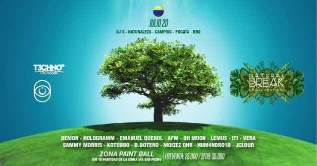 NATURAL BREAK: Camping y música electrónica este 20 de julio en San Félix