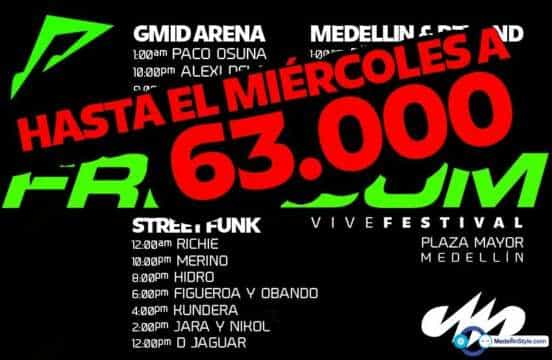 FREEDOM 2014: Últimos pasaportes de 63.000 hasta Mañana en la noche