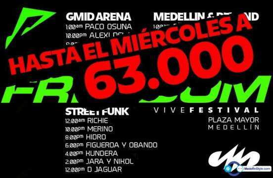 FREEDOM 2014: Últimos pasaportes de 63.000 hasta Mañana en la noche