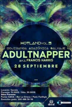 Hoy Adultnapper (NYC) en Cameo Club (barrio colombia) Boletas a $ 15.000 domi. 3004885656