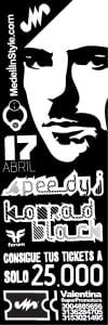 De ayer! Speedy J. (Electric Deluxe – Netherlands) @ Train Wreck Mix 08-APR-2010