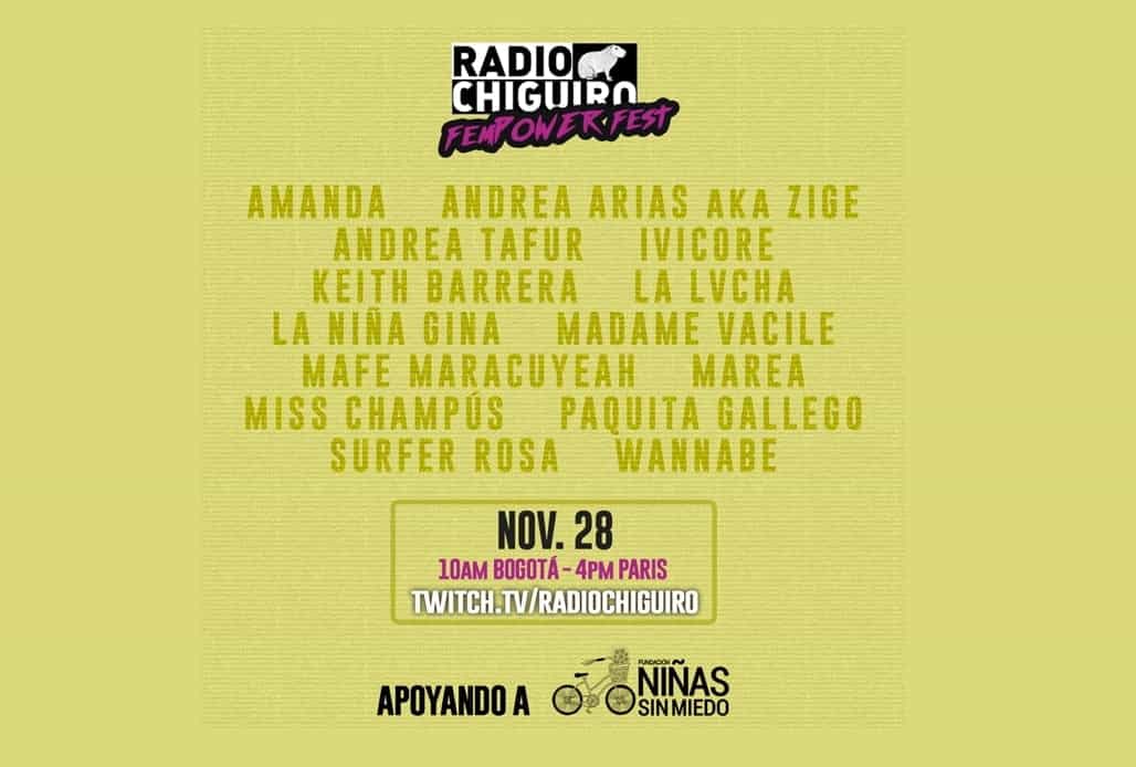 Conoce FEMPOWER FEST, el festival colombo francés que apoyará NIÑAS SIN MIEDO