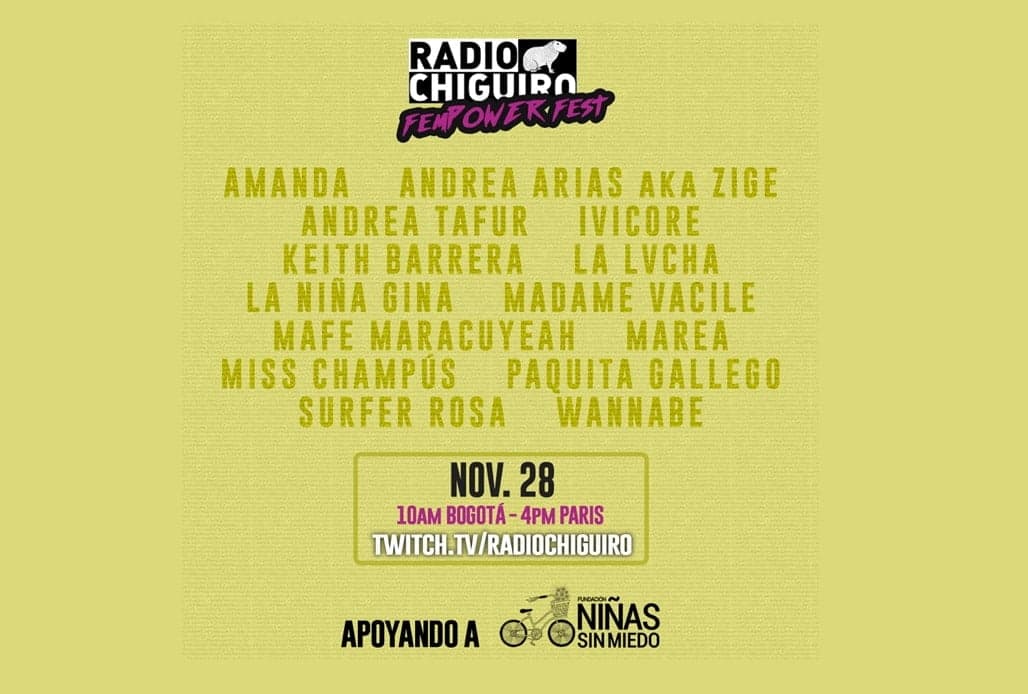 Conoce FEMPOWER FEST, el festival colombo francés que apoyará NIÑAS SIN MIEDO