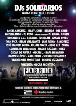 Los DJ’s de Madrid se solidarizan estas Navidades
