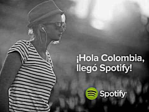 Spotify llega a Colombia con Mobile Free como gran novedad