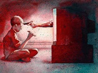 Cerebro formateado por la televisión