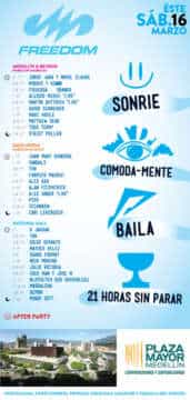 Programación oficial FINAL FREEDOM 2013.