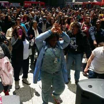 Video: Chicago baila House a la hora del almuerzo