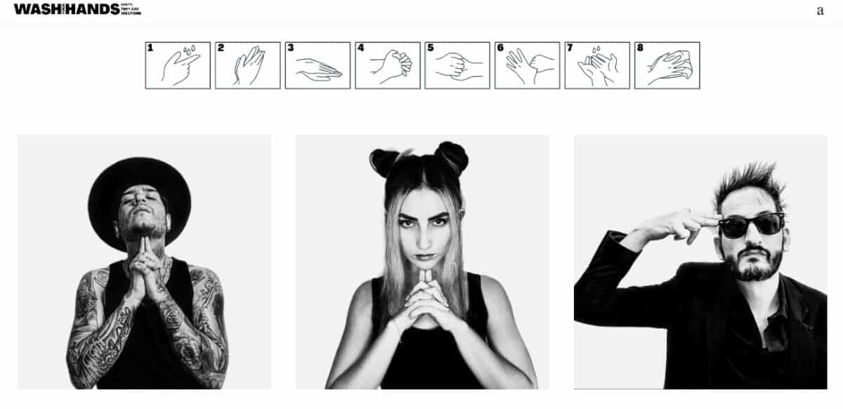 Wash Your Guns, una campaña sobre el cuidado de las manos desde la industria de la música electrónica