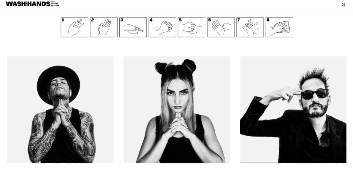 Wash Your Guns, una campaña sobre el cuidado de las manos desde la industria de la música electrónica