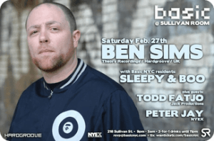 • Ben Sims – Live @ Sullivan Room (New York) • 27 Feb 2010