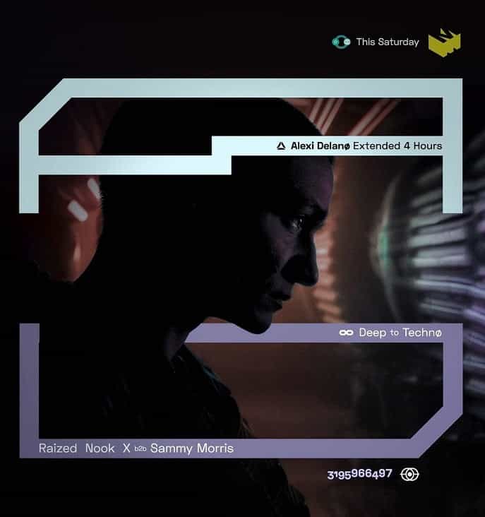 Este sábado ALEXI DELANO con refinado Extended en Moderna ¡Deep To Techno!