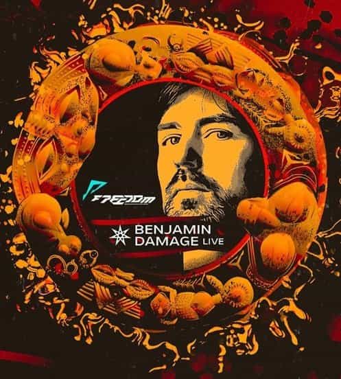El innovador del techno británico Benjamin Damage debutara con su live en el FREEDOM 2021