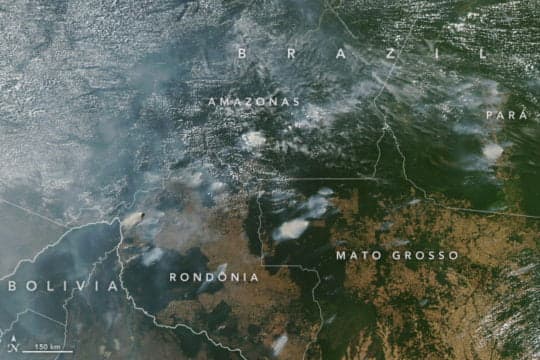Amazonas: Incendios forestales 38% más grandes, 16 días en llamas