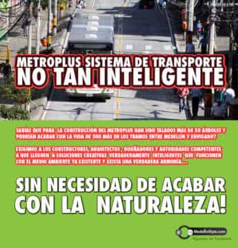 MetroPlus podría hacer talar más de 500 árboles entre Envigado y Medellín