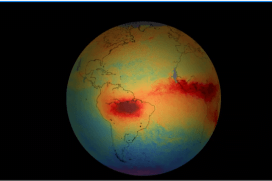Satélite muestra mapa de contaminación del mundo y trae malas noticias para Latinoamérica