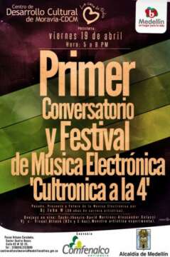 Cultrónica a la 4, un Festival cultural de música electrónica en el Barrio Moravia