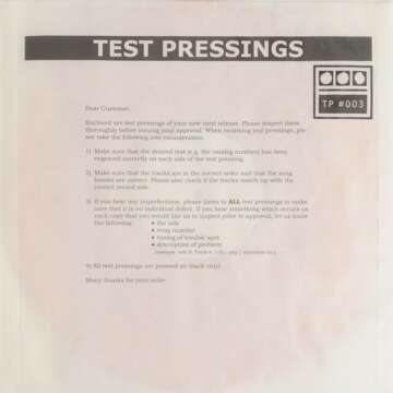 Demdike Stare – Testpressing#003