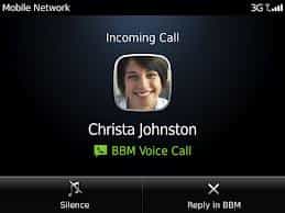 Blackberry Messenger 7: Llamadas gratis en WIFI si ambos están conectados.