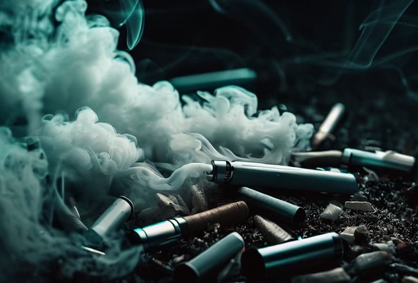 El impacto ambiental de los cigarrillos electrónicos y vapeadores