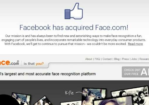 Facebook compra Face.com