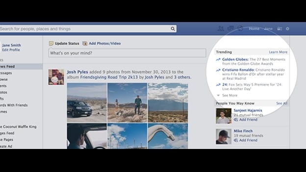 Facebook pronto con 'Trending Topics' cómo Twitter