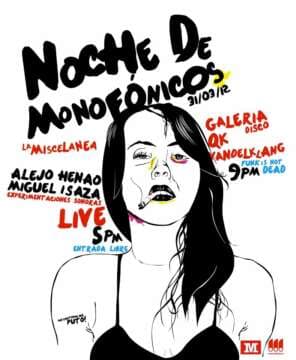 HOY Sabado Noche de Monofonicos @ La Miscelanea – TODOS INVITADOS