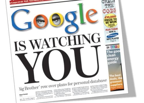 Google y Apple se convierten en el ‘Gran Hermano’. Te están vigilando.