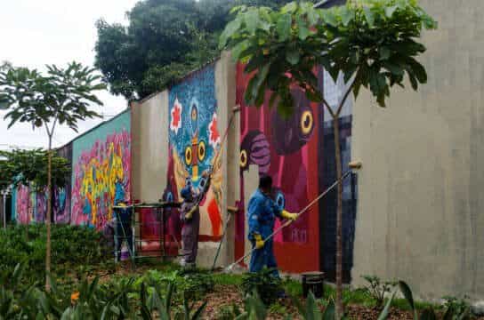 Que pesar que hayan borrado grafitis ( STREETART ) de la 43C !!!