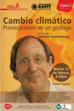 Cultura: Cambio climático, Provocaciones de un geólogo – Martes 15