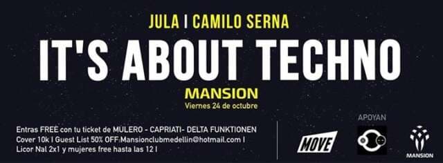 :: Sponsored :: Ven a bailar hoy Viernes a Mansion Club !! IT’S ABOUT TECHNO