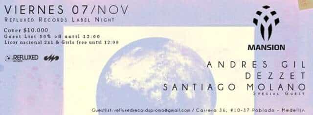 :: Sponsored :: Hoy Viernes Refluxed Label Night en Mansion Club