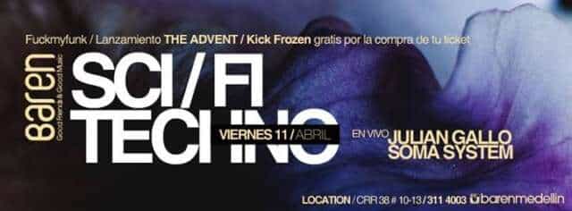 Este viernes en Baren especial THE ADVENT !! Últimas boletas a $ 30.000, reclama totalmente gratis un coctel Kick Frozen