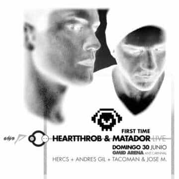 ÚLTIMAS BOLETAS a $ 40.000 PARA HEARTTHROB & MATADOR, YA SUBEN DE PRECIO A $ 50.000