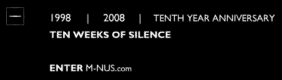 10 SEMANAS DE SILENCIO POR PARTE DE LA MINUS!